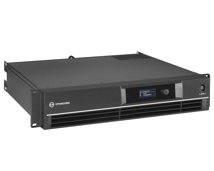 Dynacord L2800FD Live Series 2800W 2-Channel DSP Power Amplifier 2Ω / 4Ω / 8Ω