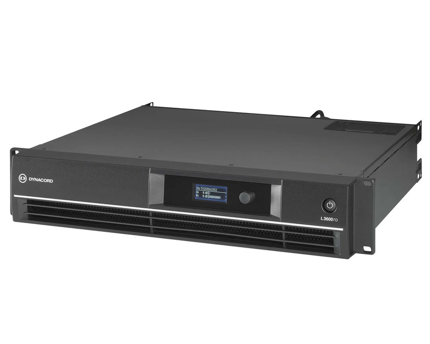 Dynacord L3600FD Live Series 3600W 2-Channel DSP Power Amplifier 2Ω / 4Ω / 8Ω