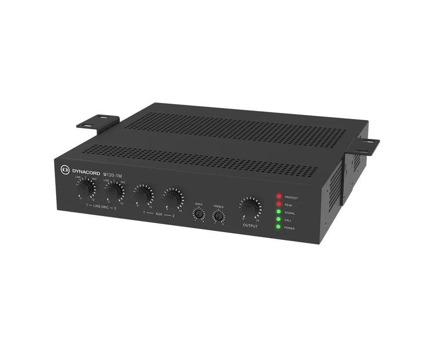 Dynacord U120:1M 120W Half-Rack Mixer Amplifier 4Ω / 8Ω / 100V