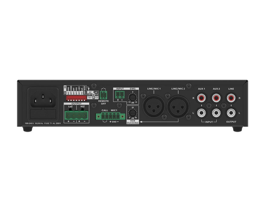 Dynacord U30:1M 30W Half-Rack Mixer Amplifier 4Ω / 8Ω / 100V