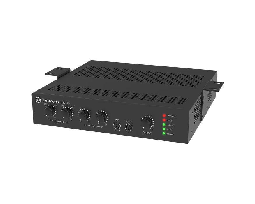 Dynacord U60:1M 60W Half-Rack Mixer Amplifier 4Ω / 8Ω / 100V