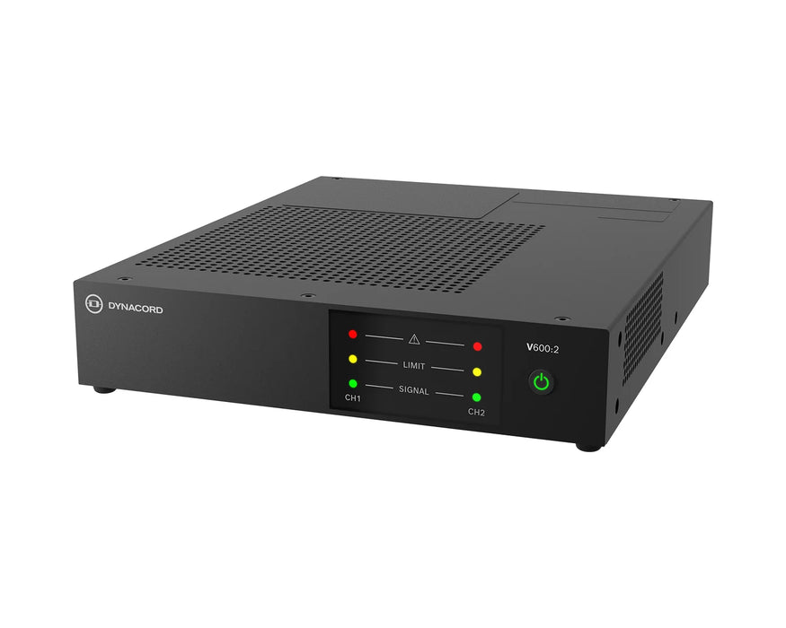 Dynacord V600:2 2-Channel 600W Power Amplifier 4Ω / 8Ω / 100V