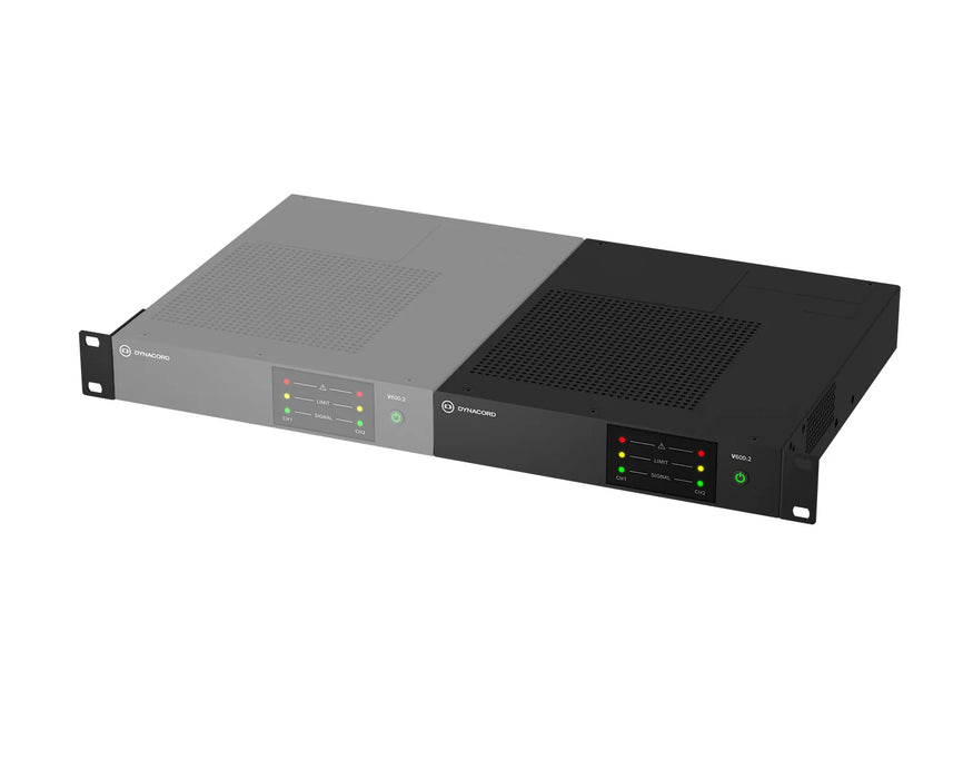 Dynacord V600:2 2-Channel 600W Power Amplifier 4Ω / 8Ω / 100V