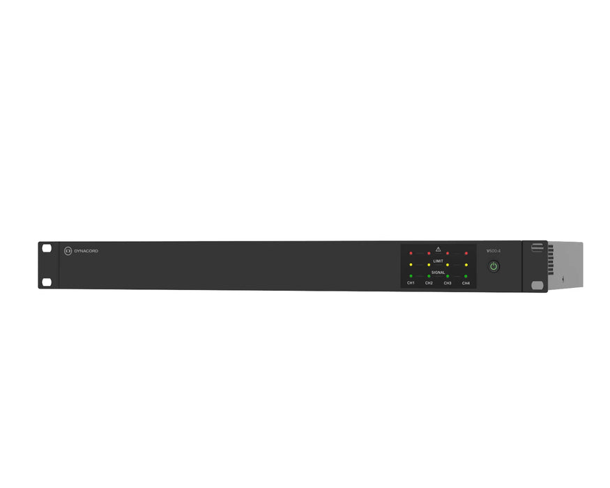 Dynacord V600:4 4-Channel 600W Power Amplifier 4Ω / 8Ω / 100V