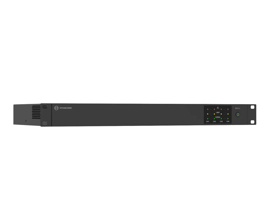 Dynacord V600:4 4-Channel 600W Power Amplifier 4Ω / 8Ω / 100V