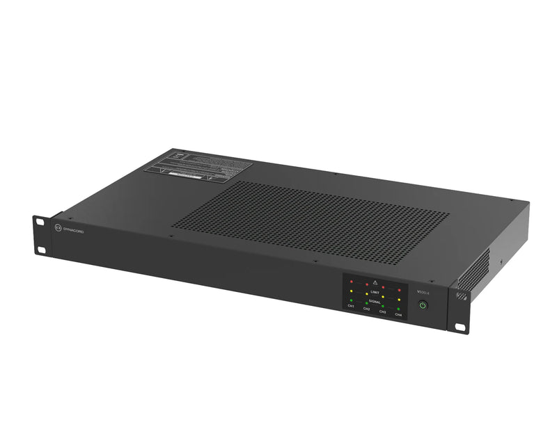 Dynacord V600:4 4-Channel 600W Power Amplifier 4Ω / 8Ω / 100V