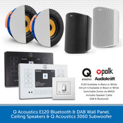 Q Acoustics E120 Indoor & Outdoor Bundle - Bluetooth Streaming & DAB RadioQ Acoustics E120 Indoor & Outdoor Bundle - Bluetooth Streaming & DAB Radio