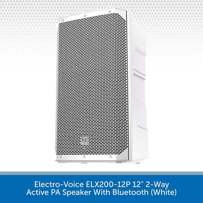Electro-Voice ELX200-12P 12" 2-Way Active PA Speaker with Bluetooth on a white background