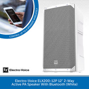 Electro-Voice ELX200-12P 12" 2-Way Active PA Speaker with Bluetooth on a white background