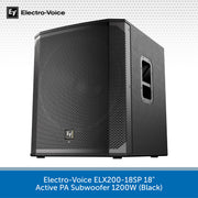 Electro-Voice ELX200-18SP 18-inch active PA subwoofer on a white background