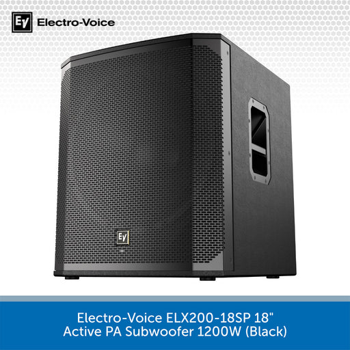 Electro-Voice ELX200-18SP 18-inch active PA subwoofer on a white background