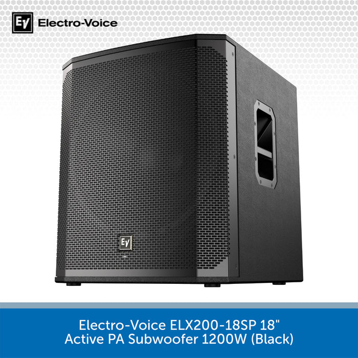 Electro-Voice ELX200-18SP 18-inch active PA subwoofer on a white background