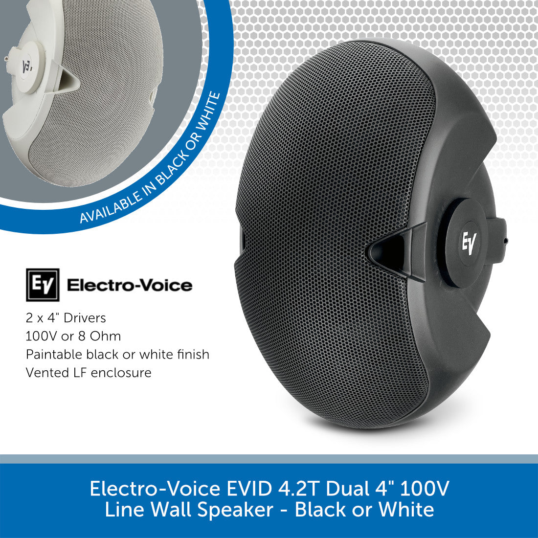 Electro-Voice EVID-4.2T Dual 4