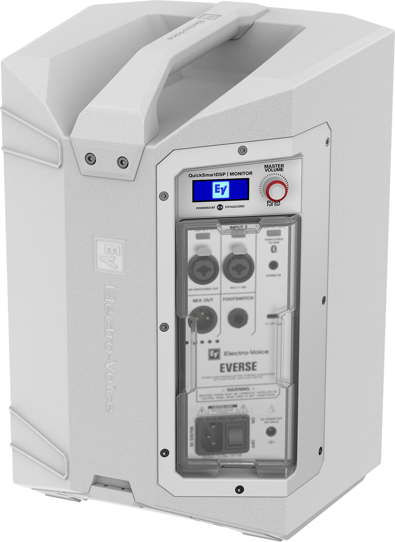 Electro-Voice EVERSE 8 Battery-Powered Weatherized Loudspeaker with Bluetooth (Black or White)