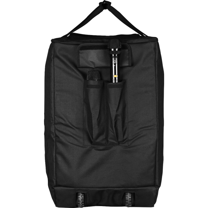 Wharfedale Pro EZ-PZ 100W Portable Battery Powered PA Speaker With 2 Wireless Mics & Tour Bag