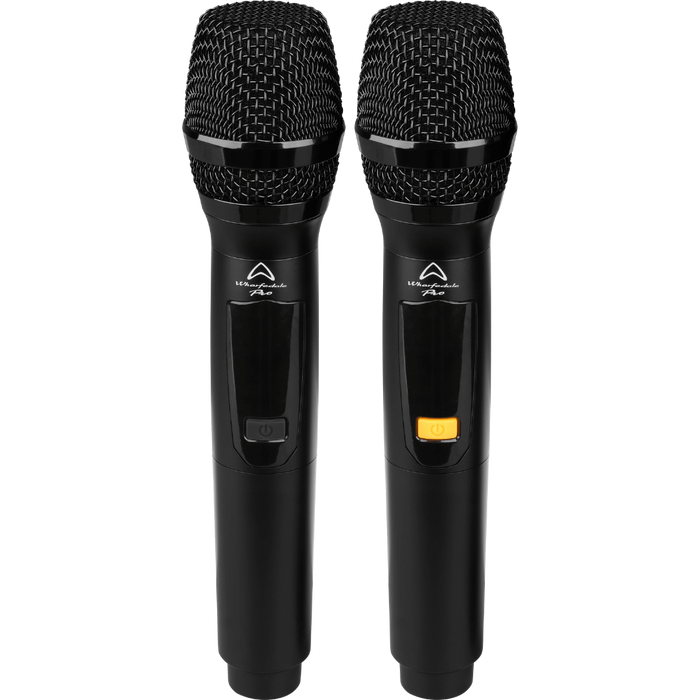 Wharfedale Pro EZ-PZ 100W Portable Battery Powered PA Speaker With 2 Wireless Mics & Tour Bag