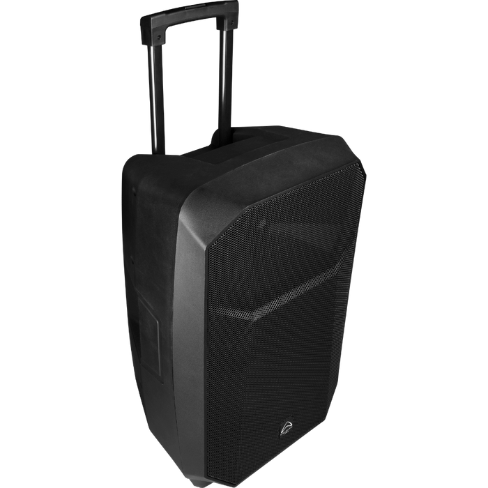 Wharfedale Pro EZ-PZ 100W Portable Battery Powered PA Speaker With 2 Wireless Mics & Tour Bag