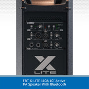FBT X-LITE 110A 10" Active PA Speaker With Bluetooth