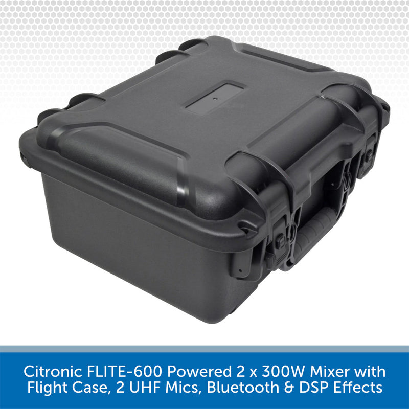Citronic FLITE-600 Powered 2 x 300W Mixer