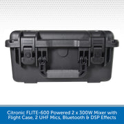 Citronic FLITE-600 Powered 2 x 300W Mixer
