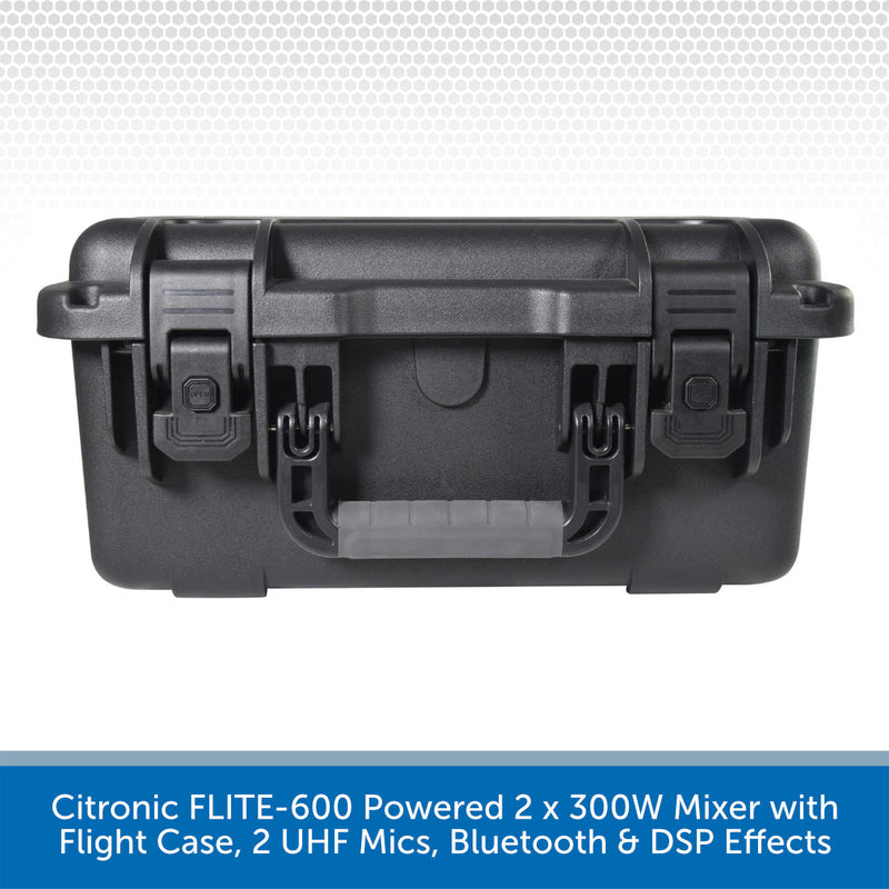 Citronic FLITE-600 Powered 2 x 300W Mixer