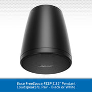 Bose FreeSpace FS2P 2.25" Pendant Loudspeakers, Pair - Black