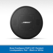 Bose FreeSpace FS2P 2.25" Pendant Loudspeakers, Pair - Front