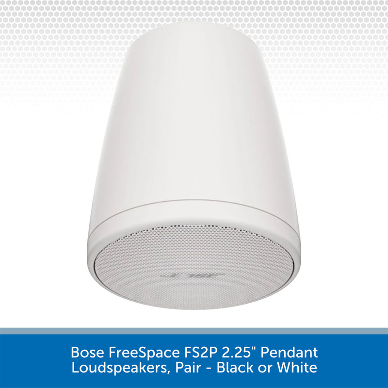 Bose FreeSpace FS2P 2.25" Pendant Loudspeakers, Pair - White