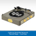 Gadhouse Brad MKII Bluetooth Record Player in Cool Grey on a white background