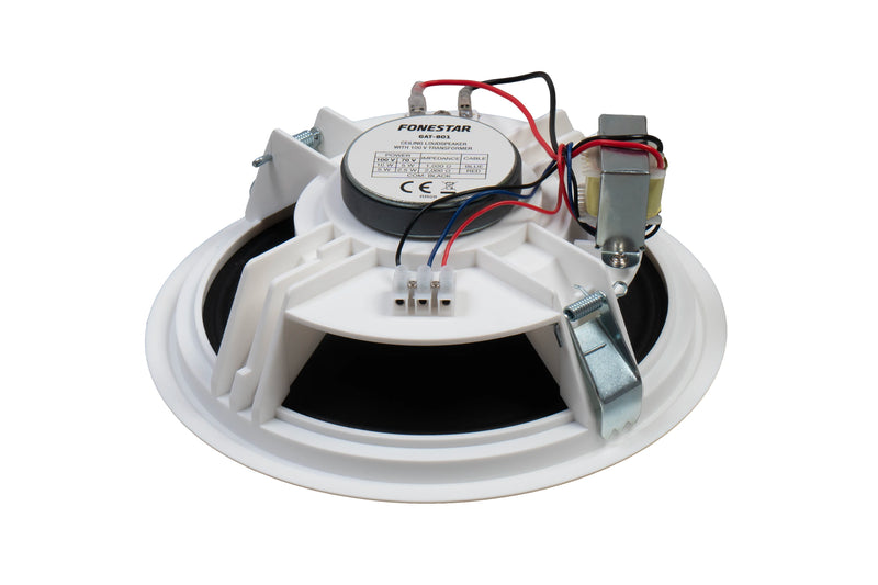 Fonestar GAT-801 8" 10W 100V Ceiling Speaker, White