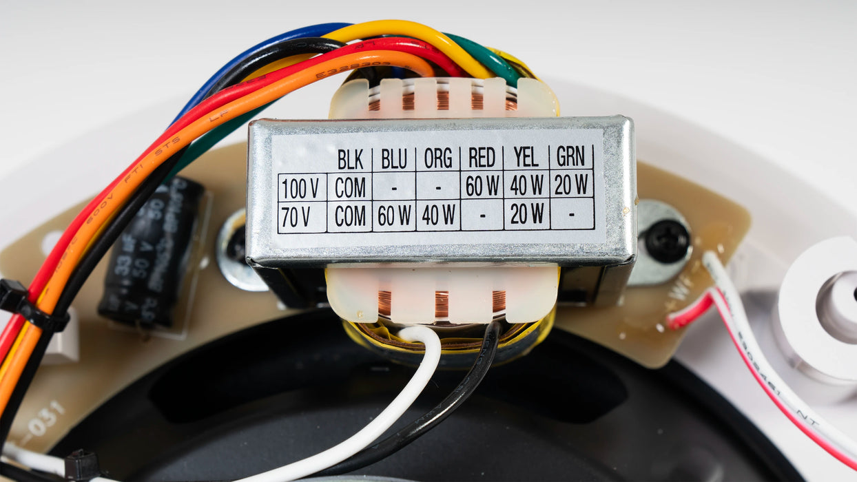 Fonestar GAT-80SW 8" In-Ceiling Subwoofer, 60W/100V – White