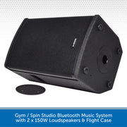 Gym / Spin Studio Bluetooth Music System Cuba 8 Side