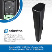 Adastra HPC-120T High-Power 100V Column Speaker