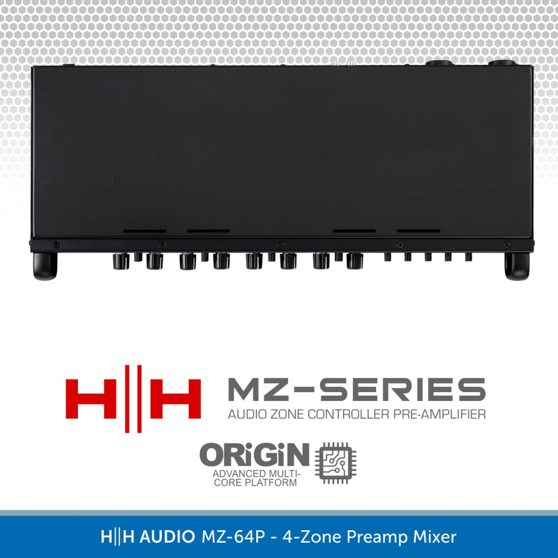 HH Audio MZ-64P 4-Zone Preamp Mixer 