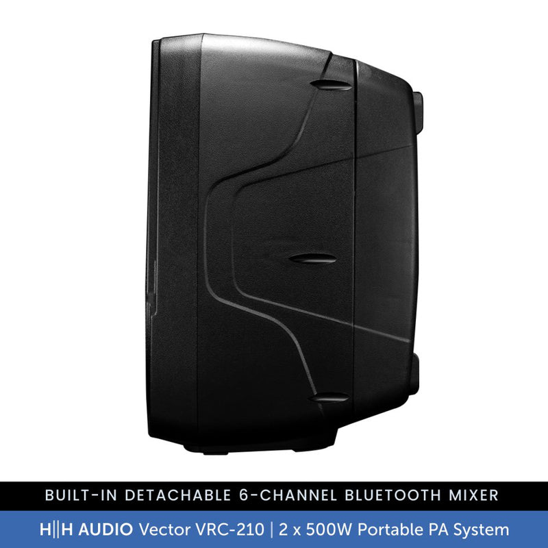 HH Audio Vector VRC-210 Portable PA System with Bluetooth Mixer 