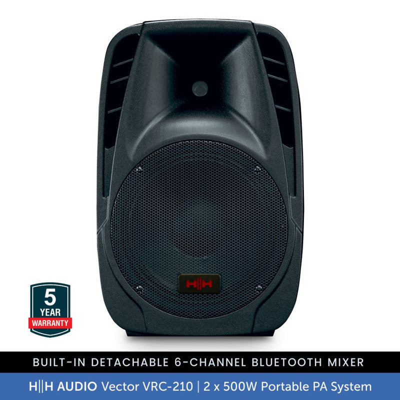 HH Audio Vector VRC-210 Portable PA System with Bluetooth Mixer 
