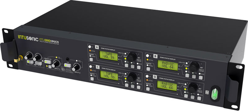 Intusonic IntuGrid HMA74 4-Zone Audio Matrix/Router