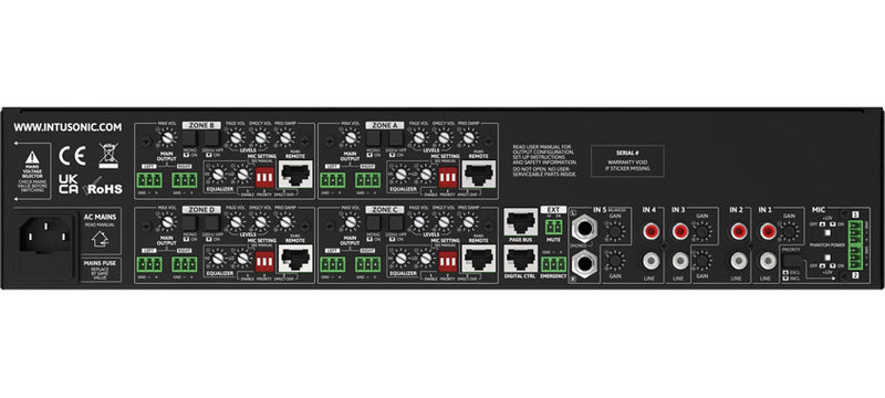 Intusonic IntuGrid HMA74 4-Zone Audio Matrix/Router