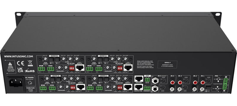 Intusonic IntuGrid HMA74 4-Zone Audio Matrix/Router