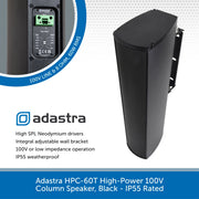 Adastra HPC-60T High-Power 100V Column Speaker