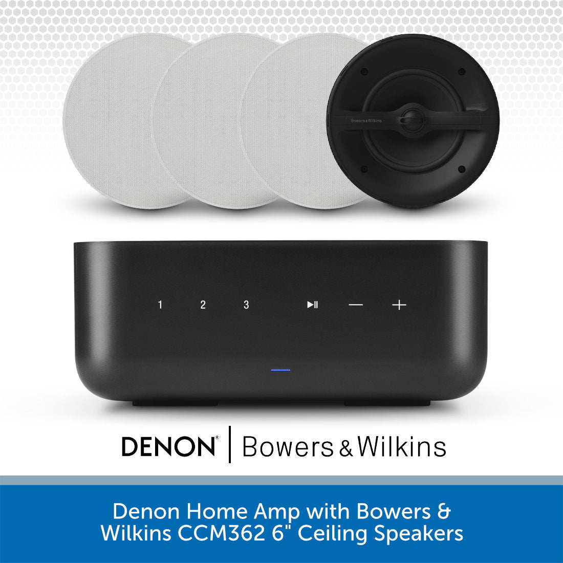 Denon Home Amp + B&W CCM362 6