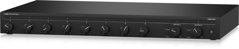 Lab Gruppen CMA2402 2 x 120W Commercial Mixer Amplifier, 100V/4-8 Ohms