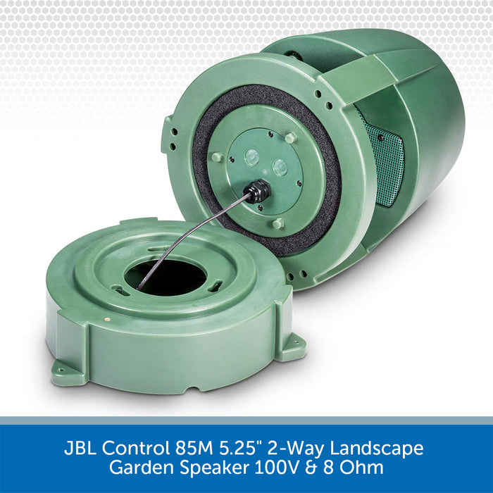 JBL Control 85M 5.25" 2-Way Landscape Garden Speaker 100V & 8 Ohm