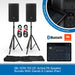 JBL EON 710 10" Active PA Speaker Bundle With Stands & Cables (Pair)