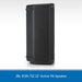 Black JBL EON 712 12" Active PA Speaker on a white background