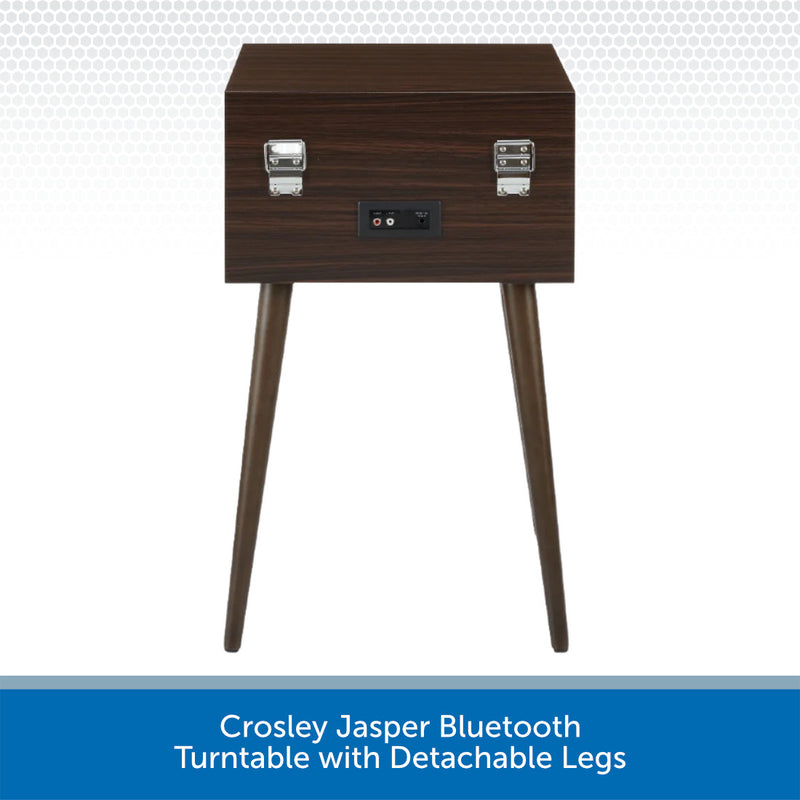 Crosley Jasper Bluetooth Turntable with Detachable LegsCrosley Jasper Bluetooth Turntable with Detachable Legs