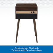 Crosley Jasper Bluetooth Turntable with Detachable LegsCrosley Jasper Bluetooth Turntable with Detachable Legs