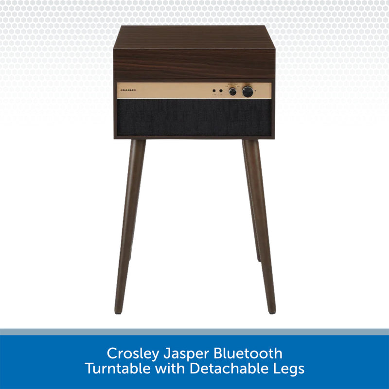 Crosley Jasper Bluetooth Turntable with Detachable LegsCrosley Jasper Bluetooth Turntable with Detachable Legs