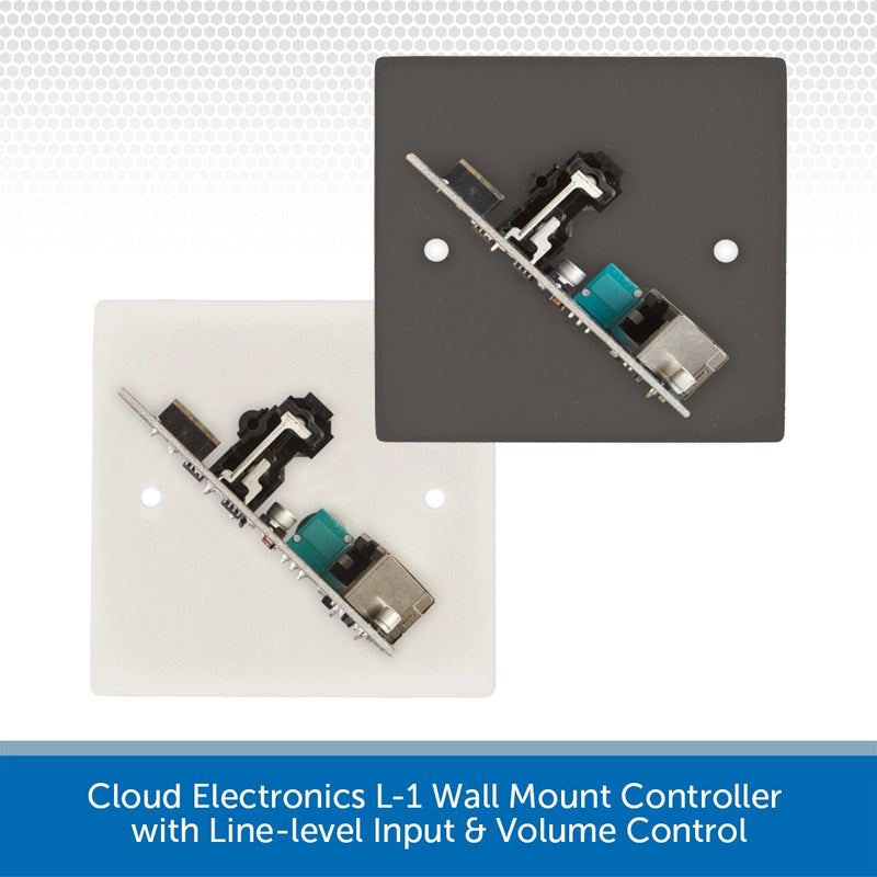 Cloud Electronics L-1 Wall Mount Controller with Line-level Input & Volume Control