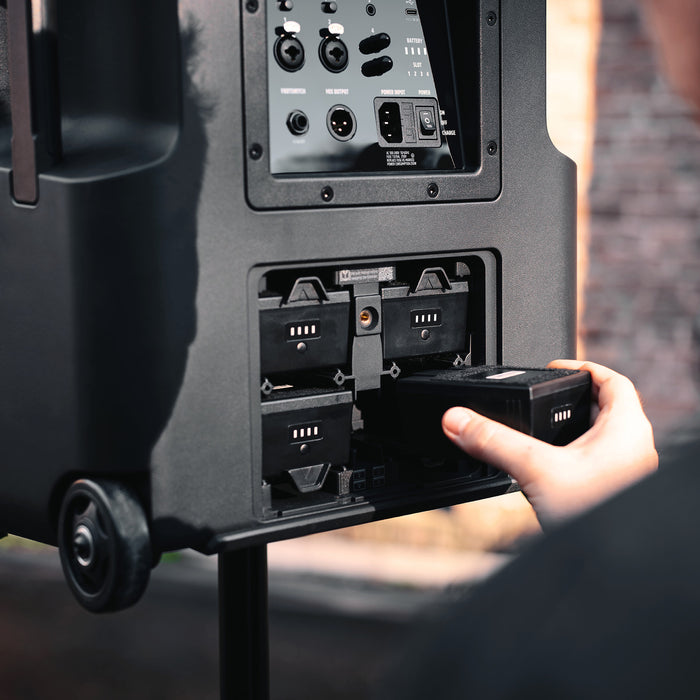 LD Systems ANNY 12 BPH Portable Battery PA Speaker - 1 x Wireless Bodypack & Headset Microphone